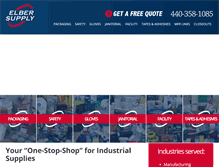 Tablet Screenshot of elbersupply.com